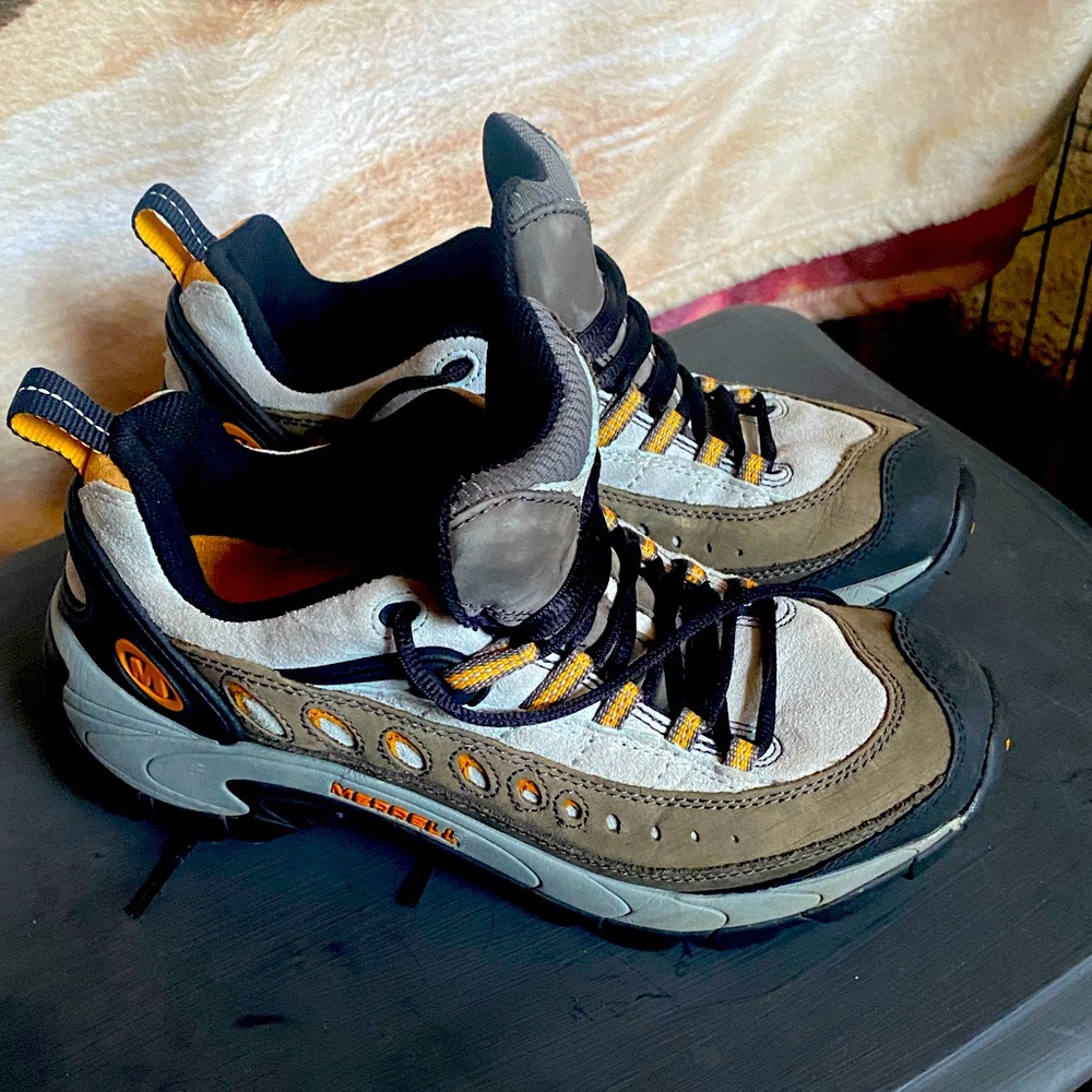 Merrell Pulse Hiking shoes.